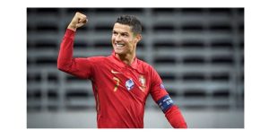 Ronaldo winning photo