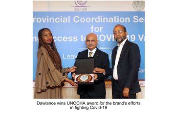 Dawlance wins UNOCHA award for the brand's efforts in fighting Covid-19