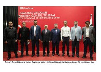 Turkish Consul General visited Dawlance factory in Karachi