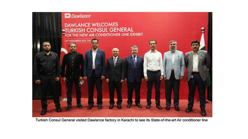 Turkish Consul General visited Dawlance factory in Karachi