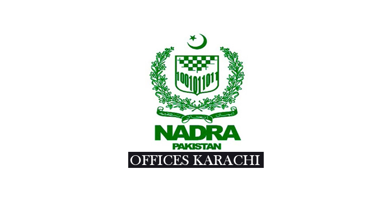 Nadra Offices Karachi, Address, Telephone and more