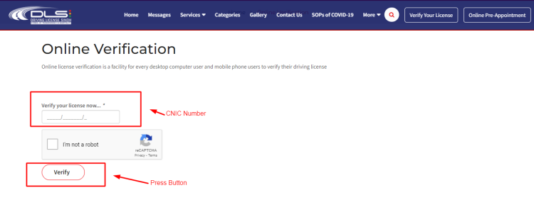 Driving License Verification karachi Online 