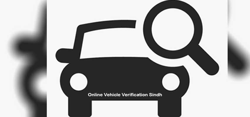 Online vehicle verification Sindh