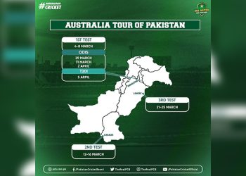 PCB announces revised schedule of Australia tour