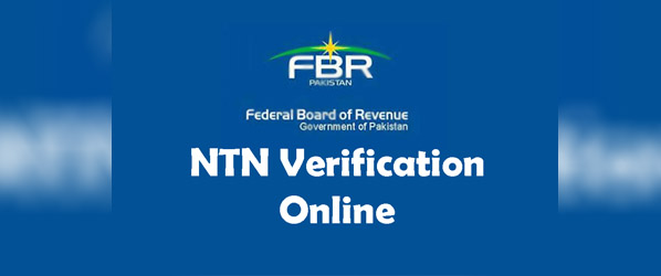 how to check fbr ntn verification online