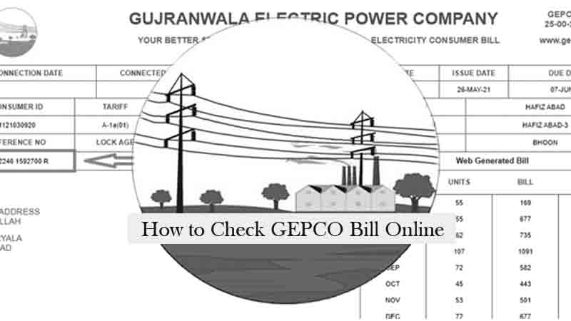 how to check gepco bill online 2022
