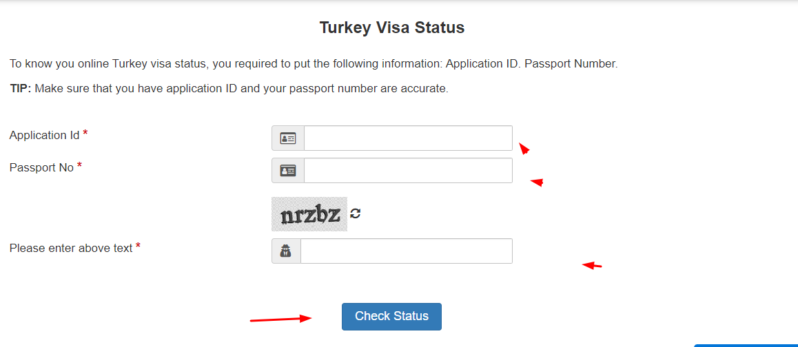 How To Check Your Turkey Visa Status Online The Upcut   Turkey Visa Check Status 