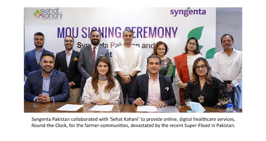 Syngenta Pakistan joins hands with Sehat Kahani to provide Digital Healthcare services to Farmers
