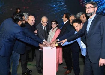 MoIT Secretary, SAPM on Youth Affairs perform groundbreaking of Jazz 5G Innovation Lab at NUST