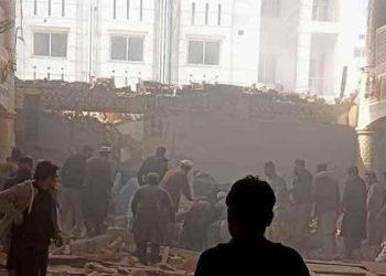 Blast in mosque near Peshawar Police Lines; 88 killed, 150 people injured