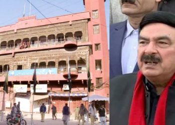 PTI & its allies in trouble. After Fawad Chaudhry’s arrest, Sheikh Rasheed’s residency Lal Haveli sealed by ETPB
