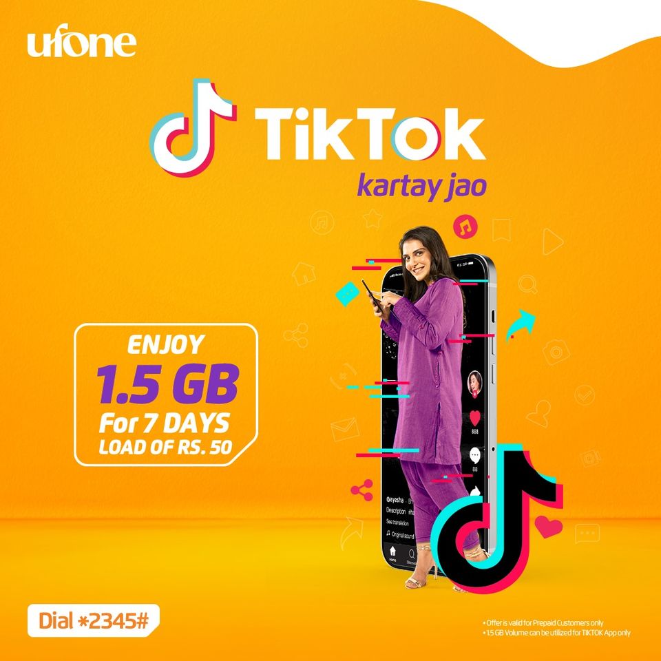 Ufone TikTok Package | Ufone TikTok Offer