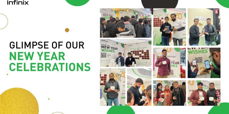 Infinix welcomes the new year on a higher note and in its own way!