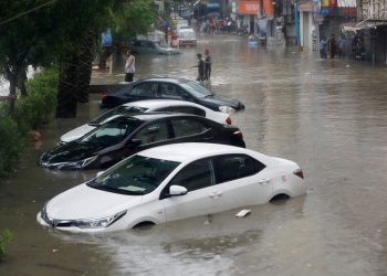 Rainwater drains in Karachi