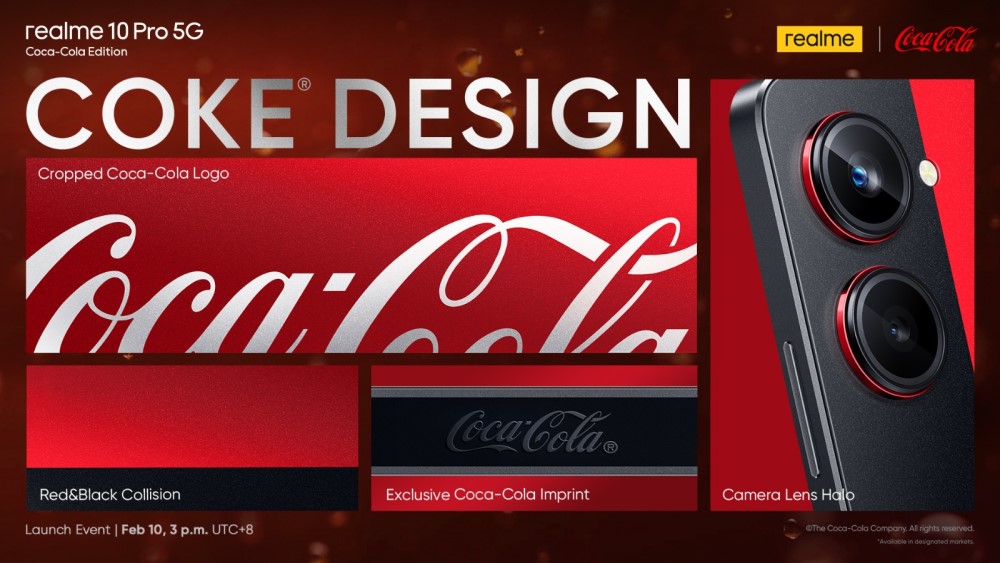 Realme Released "Realme 10 Pro 5G Coca-Cola Edition"