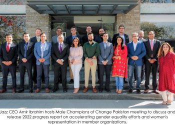 Male Champions of Change Pakistan report progress on gender equality