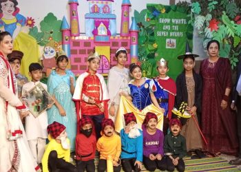 Project day display at Zaheen Academy