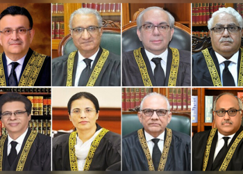 Shehbaz Sharif led ruling coalition rejects 'controversial' SC bench on bill curtailing powers of CJP through joint statement.