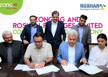Zong 4G partners with Roshan Packages to provide customized digital business solutions