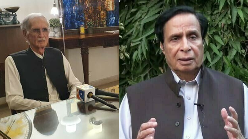 Pervez Khattak resigns from party post, Chaudhry Pervaiz Elahi arrested by Anti-Corruption Establishment