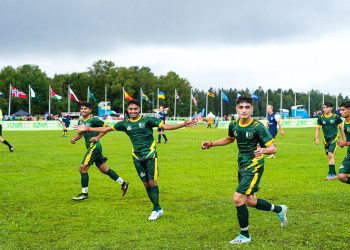 Pakistan street child football team record consecutive wins at Norway Cup