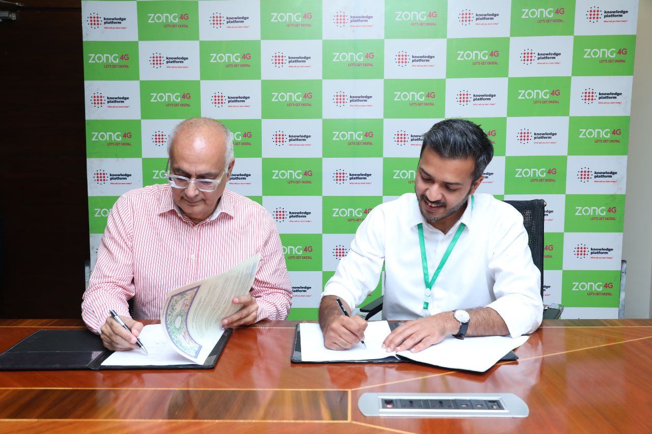 Igniting the Path to Progress: Zong 4G Partners with Knowledge Platform