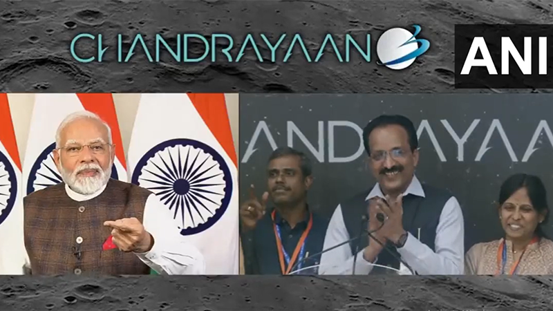 Chandrayaan-3 spacecraft successfully lands