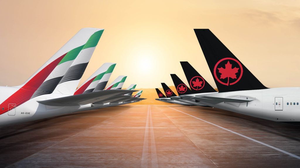 Emirates and Air Canada Expand Codeshare Partnership