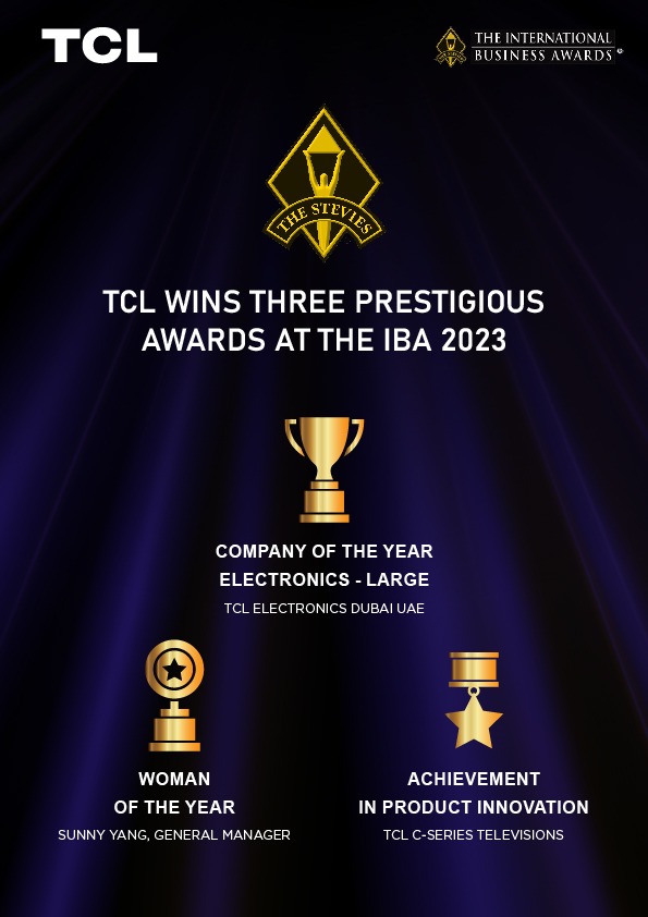 TCL wins in International Business Awards