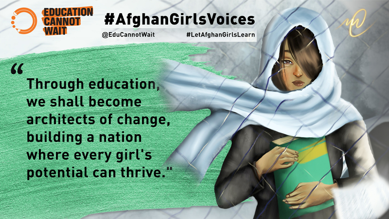 ECW launches #AfghanGirlsVoices campaign against ban on girls education