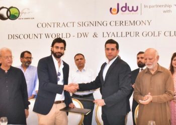 Discount World (DW) enters into an agreement to promote Golf in Faisalabad