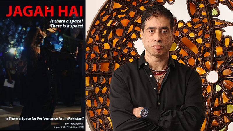 Visual artist & curator Amin Gulgee asks a much-needed question with JAGHA HAI?