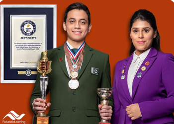 Nabeel Hasan of Pakistan memorized 40 sets of random 3-digit flash numbers flash numbers