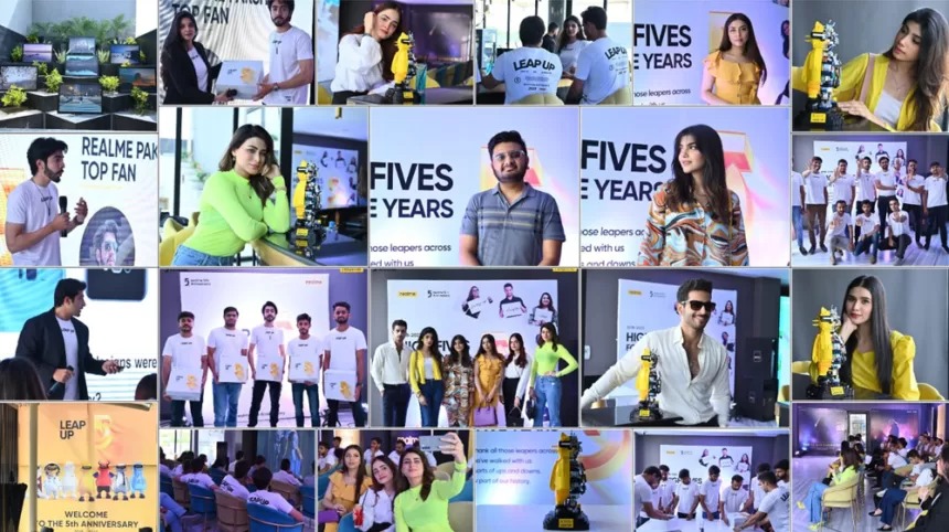 realme Celebrating Five Years of Leaping Up in Pakistan