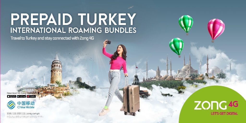 Get Ready to Travel to Turkey with Zong 4G