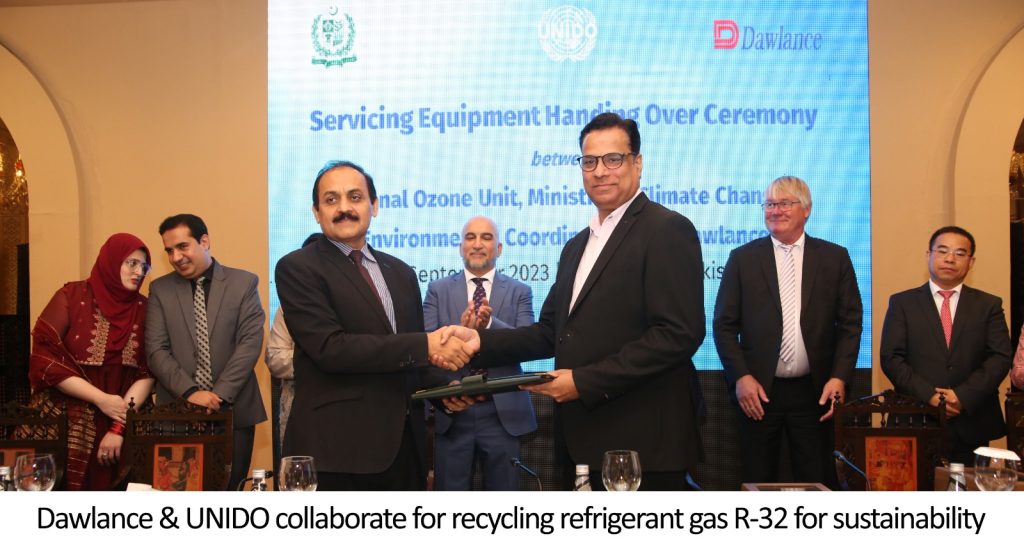 Recycling refrigerant gas R-32 for sustainability