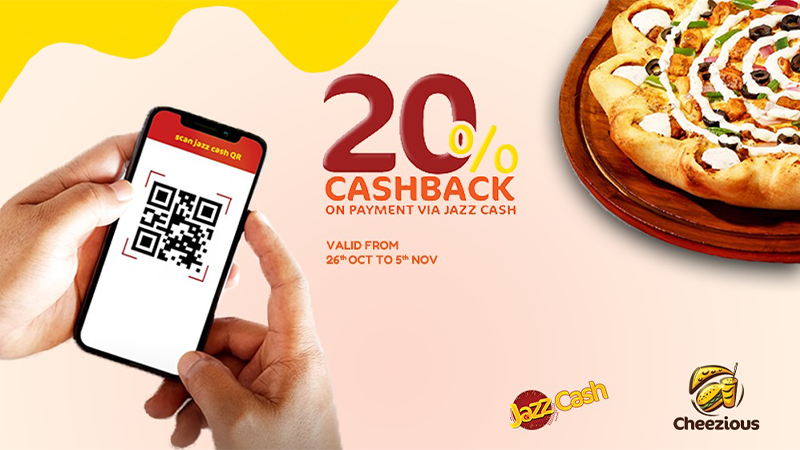 Cheezious & JazzCash to offer Cashback