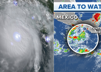Pacific coast of Mexico suffers from Hurricane Otis hits