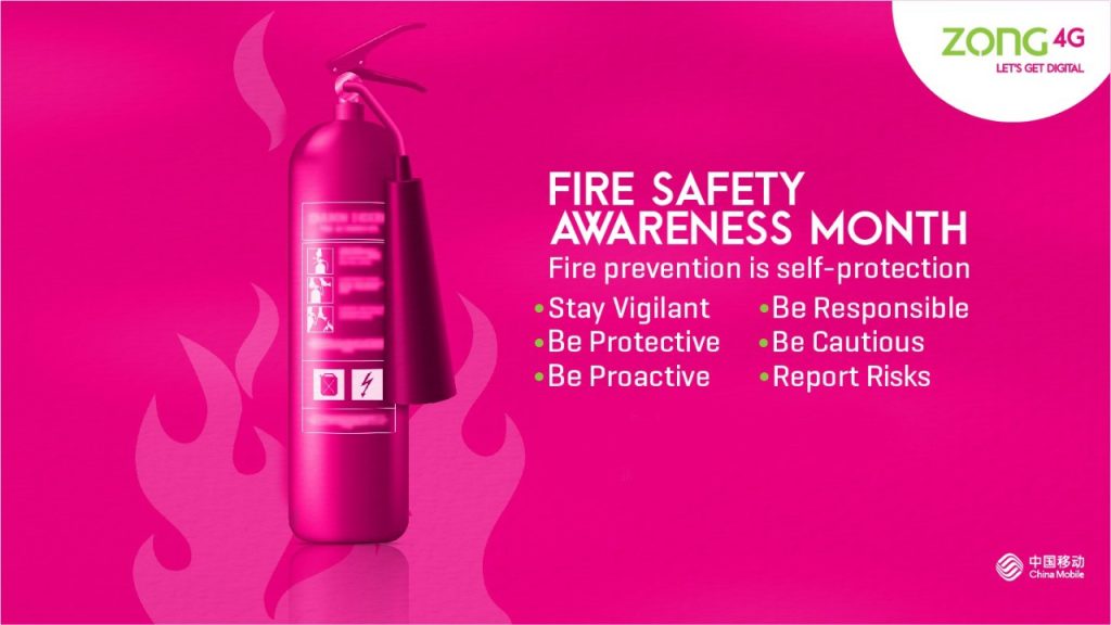 Zong 4G celebrates Fire Safety Awareness Month