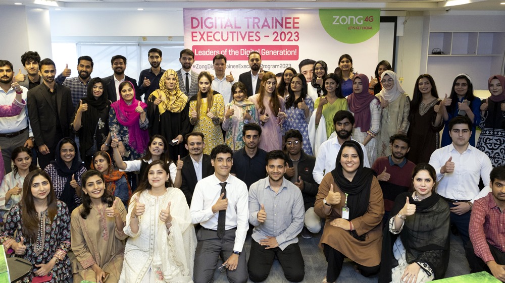 Zong 4G's Digital Trainee Executive Program 2023 Onboards new batch