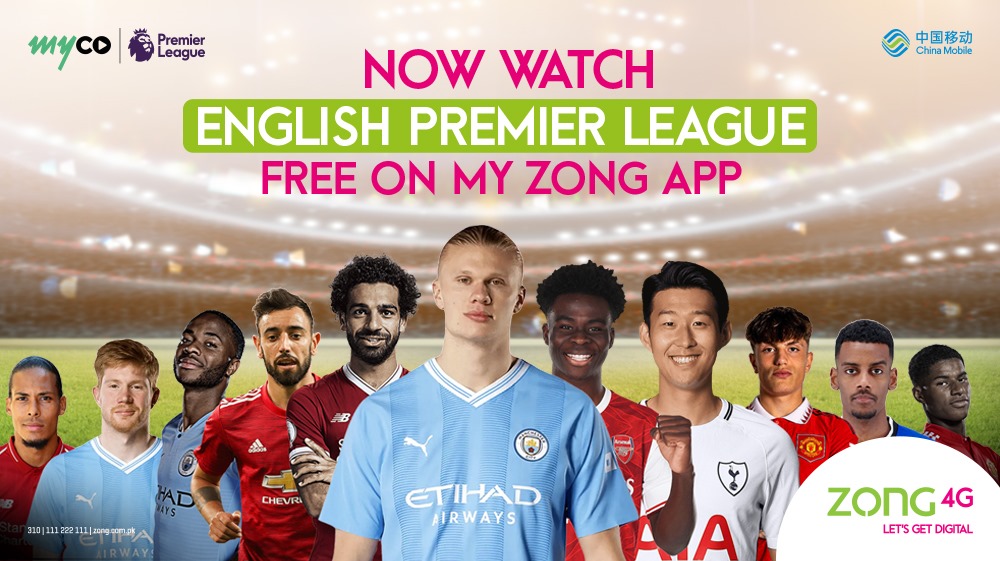 Zong 4G brings English Premier League