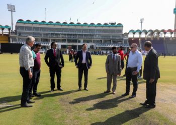 New Zealand’s security delegation visits Gaddafi Stadium