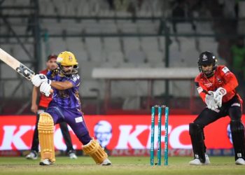 Gutsy Saud guides Gladiators to playoffs after nail-biting win over Qalandars