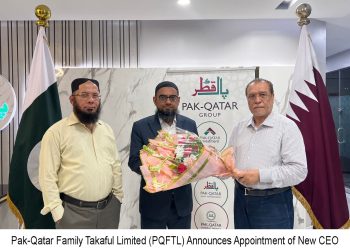 Pak-Qatar Family Takaful Limited (PQFTL) announces appointment of new CEO
