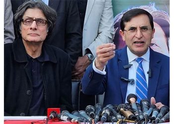 Barrister Gohar and Rauf Hassan arrested in Islamabad police raid on party office